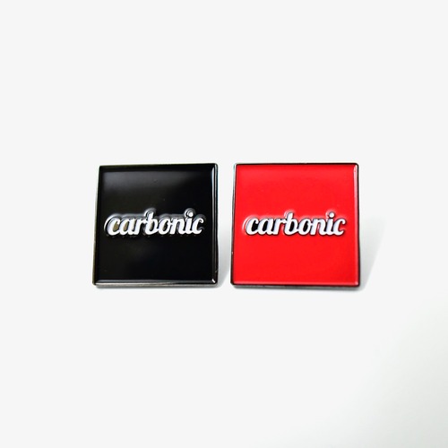 carbonic ICON logo pins