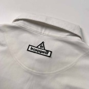 le coq sportif GOLF ルコックスポルティフ ゴルフ 柄入り 半袖 ポロシャツ サイズ L /メンズ/ホワイト