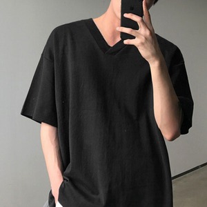 シンプルVネックTシャツ　MT0080304