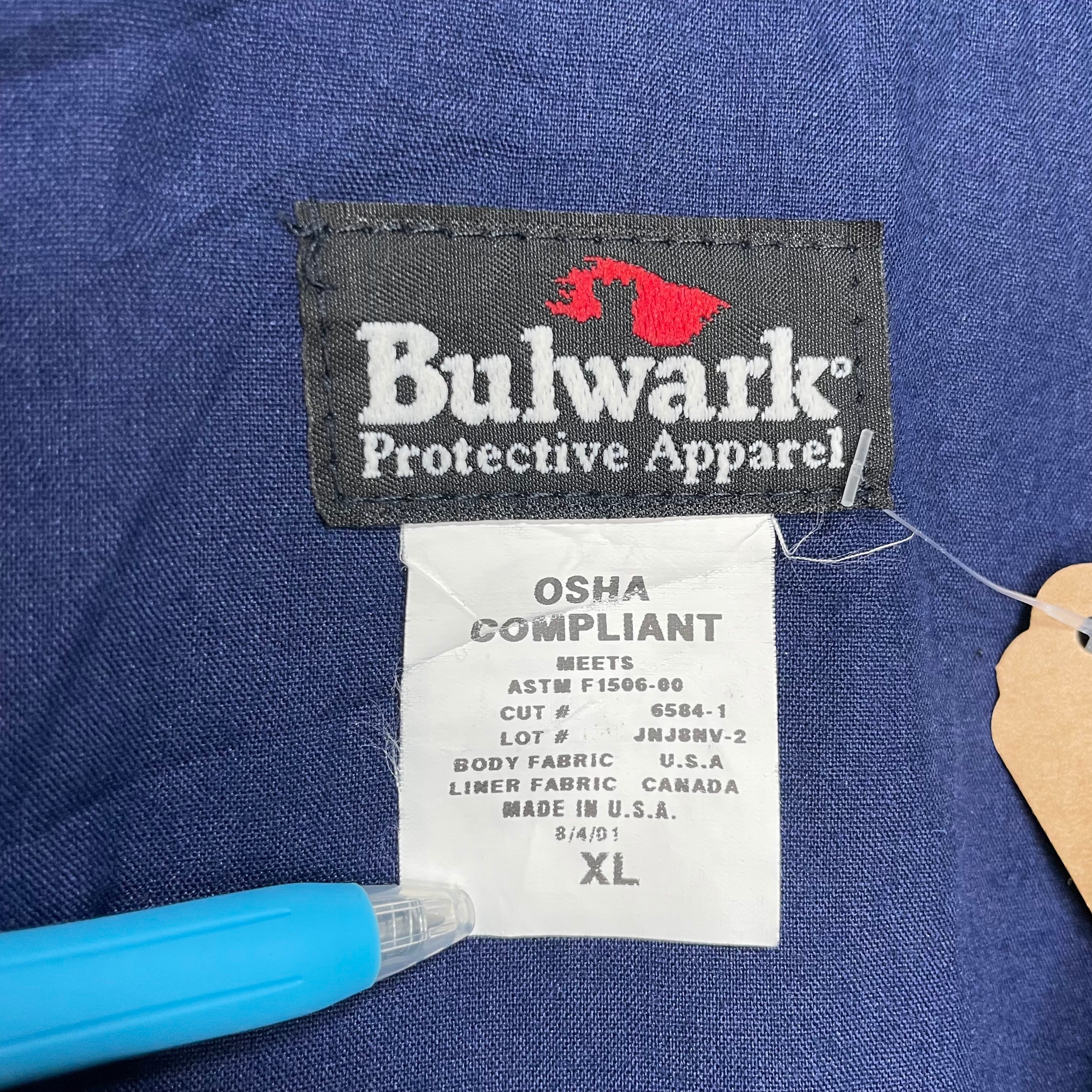 Made in USA】Bulwark ワークジャケット XL ブランドタグ ワッペン 古着屋OLDGREEN