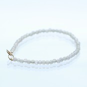 上質な透き通る氷翡翠を一粒一粒集めたブレスレット！ K10 ice  A貨翡翠 jd_br1078