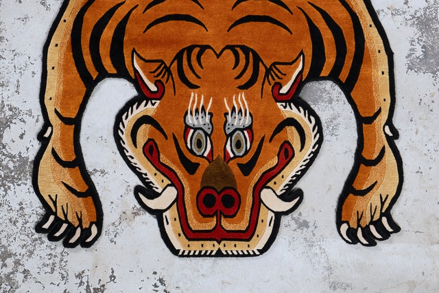 Tibetan Tiger Rug 《Lサイズ•プレミアムウール322》チベタンタイガーラグ