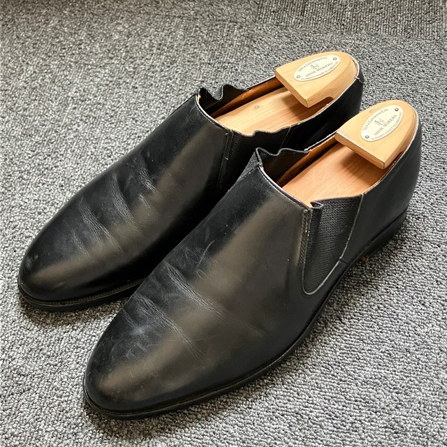 NEW & LINGWOOD SIDE ELASTIC LOAFERS《7 1/2 E》