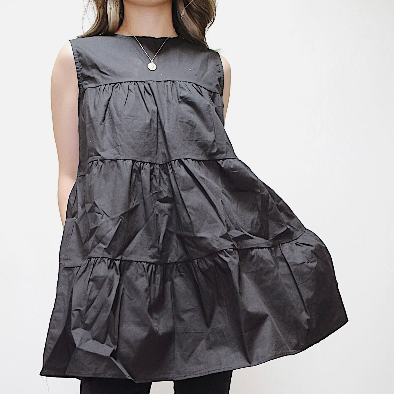 ノースリーブティアードチュニック