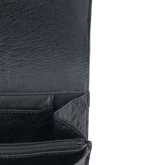 Christian Dior クリスチャン ディオール ハンドバッグ ブラック オーストリッチ vintage ヴィンテージ オールド 4keybj