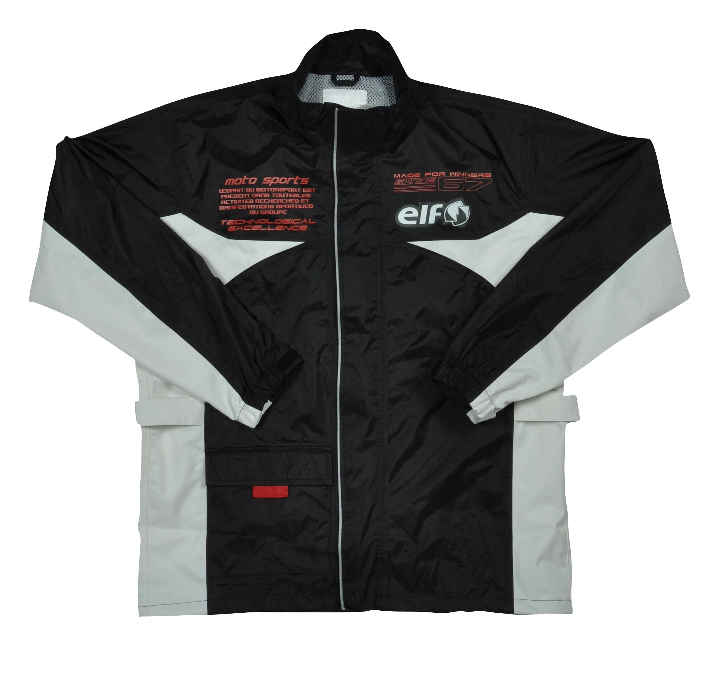 エルフ(ELF) バイク用レインスーツ セパレート BK 3L ELR-3291 | PAY ID
