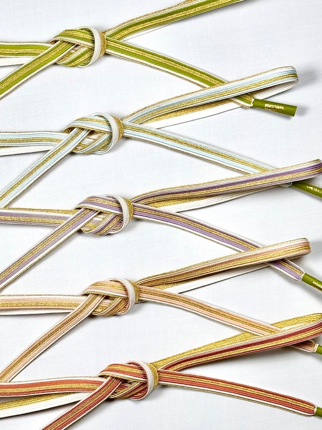 訪問着用　手組み帯じめ 立別れぼかし染め