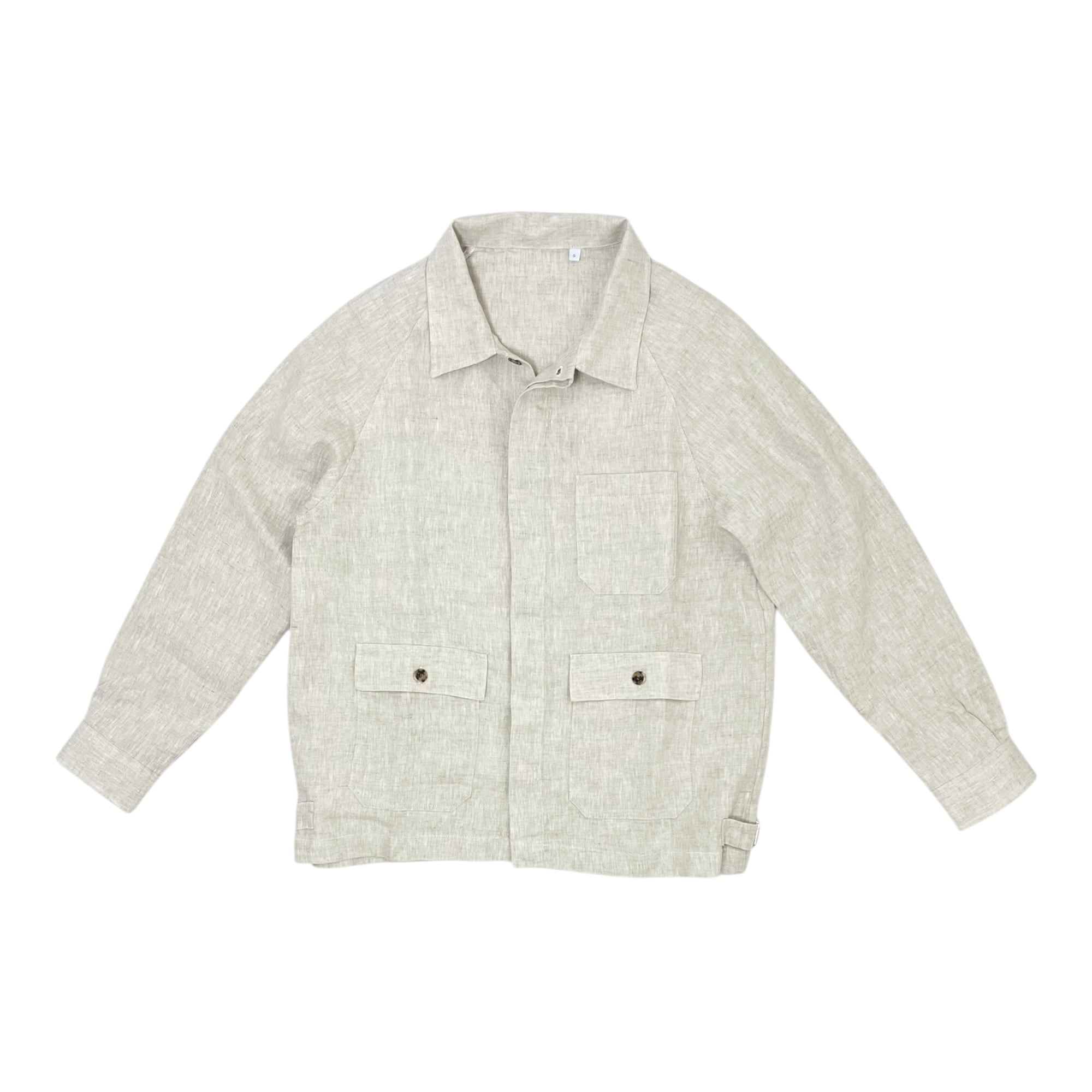 ORIAN(オリアン) Linen Shirt Blouson(RARMY)/BEIGE