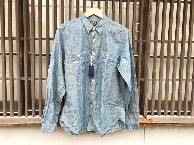 J.CREW CHAMBRAY SHIRT (BLUE)