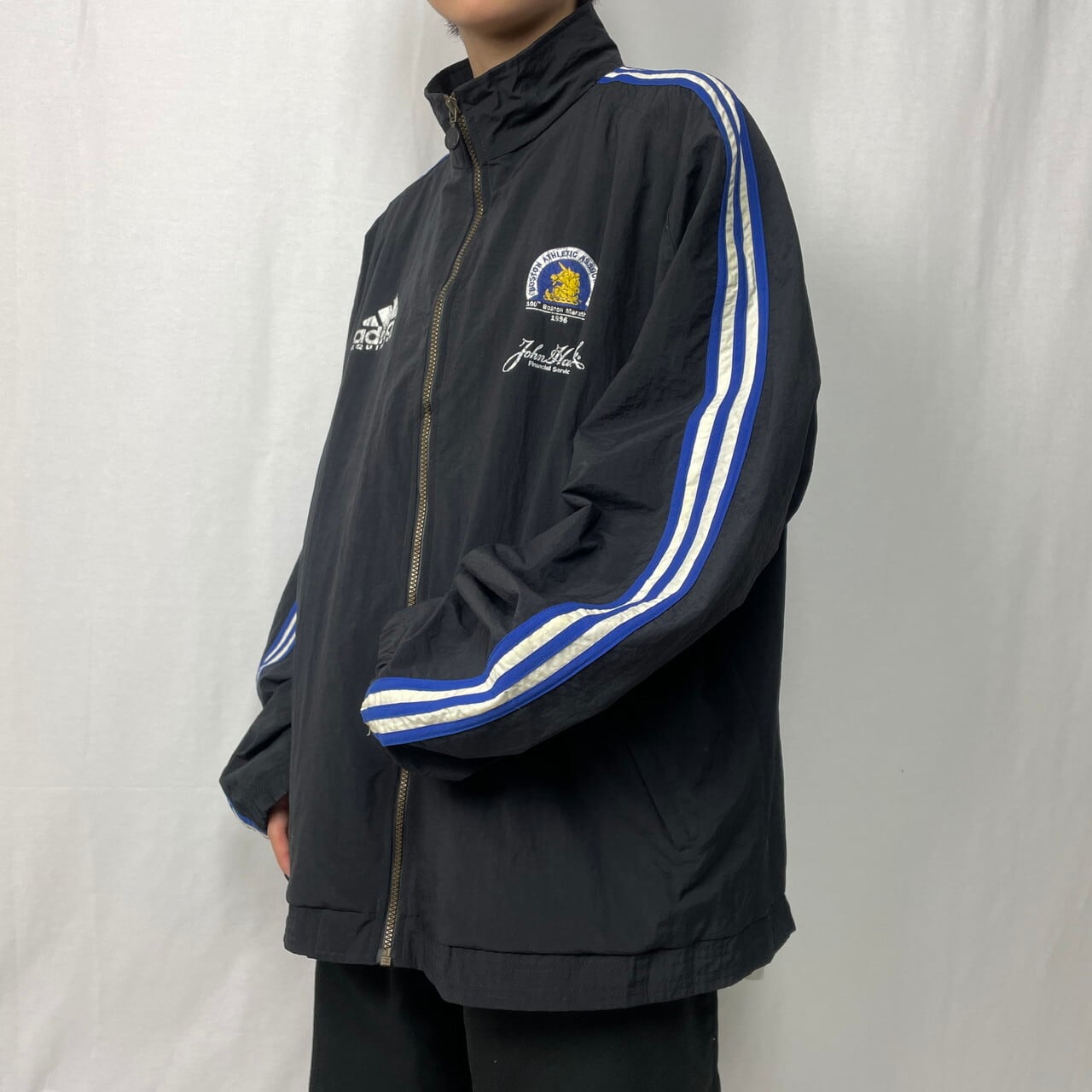90年代 adidas アディダス パフォーマンスロゴ プリント ナイロン