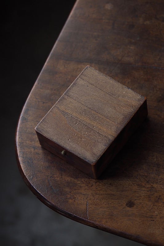 時計付きアンティーク小物入れ 螺鈿懐中時計ケース-antique pocket watch case | アンティーク