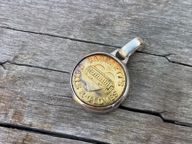 Carhartt chenge button pendant top silver 925
