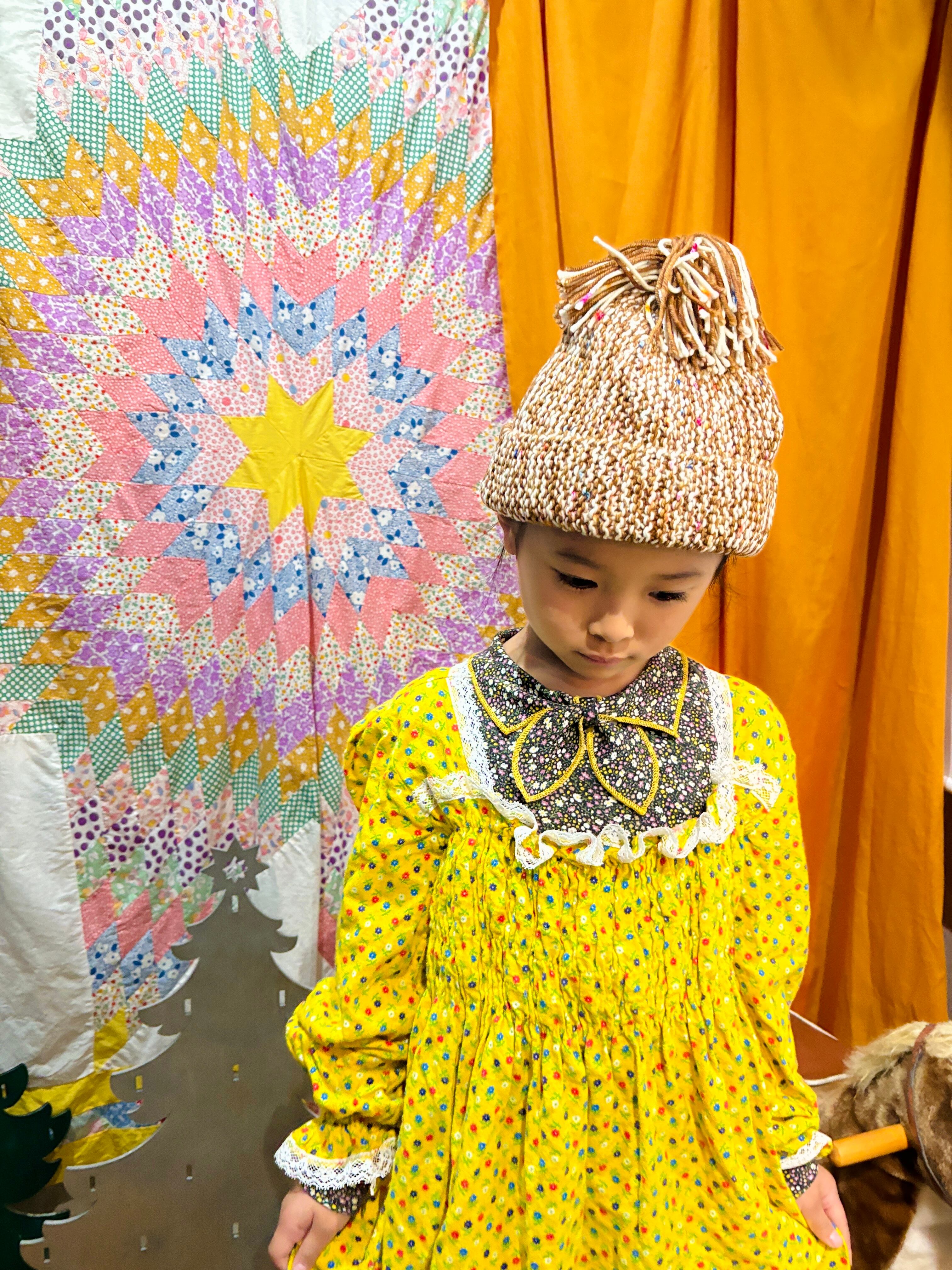 KIDS【Misha & Puff】24winter drop1 / Tassel Garter Hat / Acorn +  