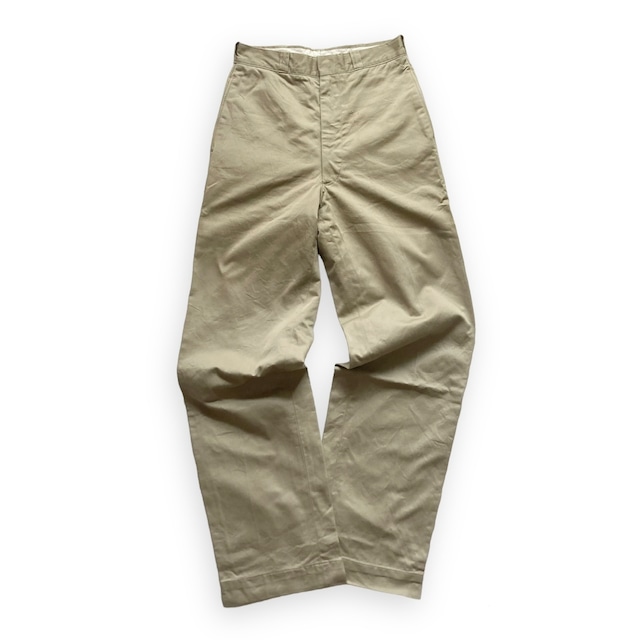 70's US Army Trousers Men's Cotton Uniform Twill 8.2Oz Khaki By ...