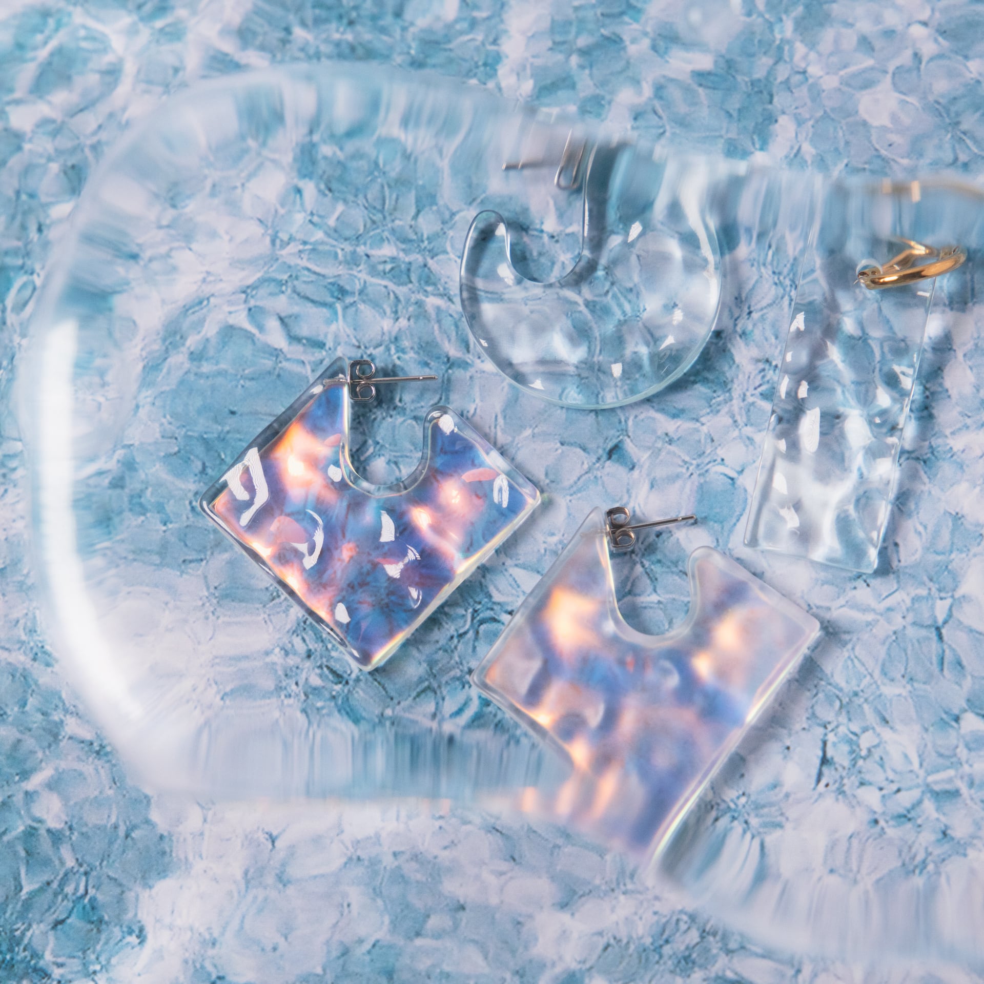水面ピアス/イヤリング | HAQC.