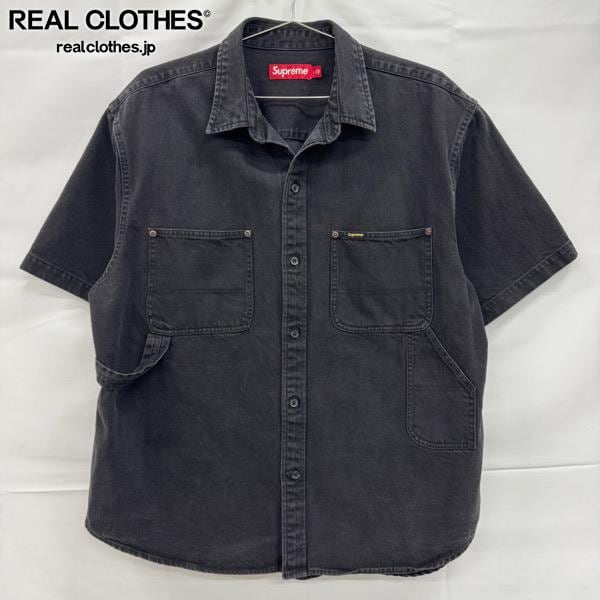 【中古】シュプリーム SUPREME 24SS Loose Fit Denim Painter Shirt ルーズフィットデニムペインターシャツ コットン 半袖 XL 青 メンズ Supreme/シュプリーム【24SS】Denim Painter Shirt/ルーズフィット