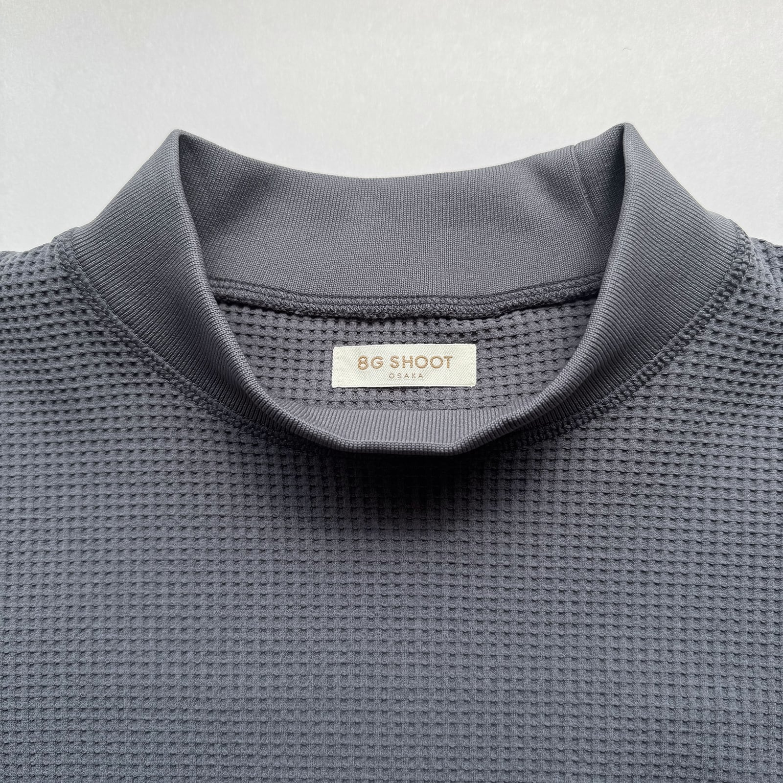 THERMAL FOOTBALL MOCK NECK SHIRTS -GRAY- | 8G SHOOT WEBSTORE