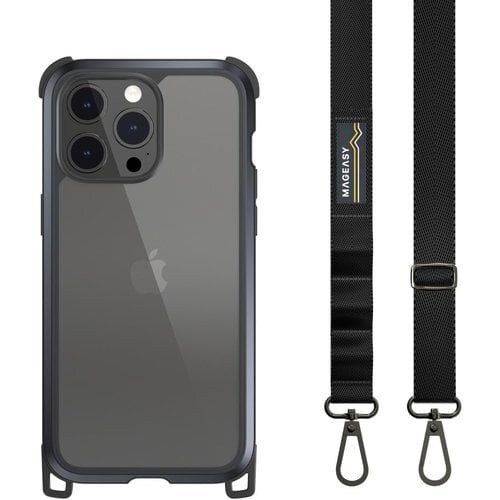 新品》 MagEasy iPhone15ProMax 対応 ケース 斜めがけ 首掛け 肩掛け 