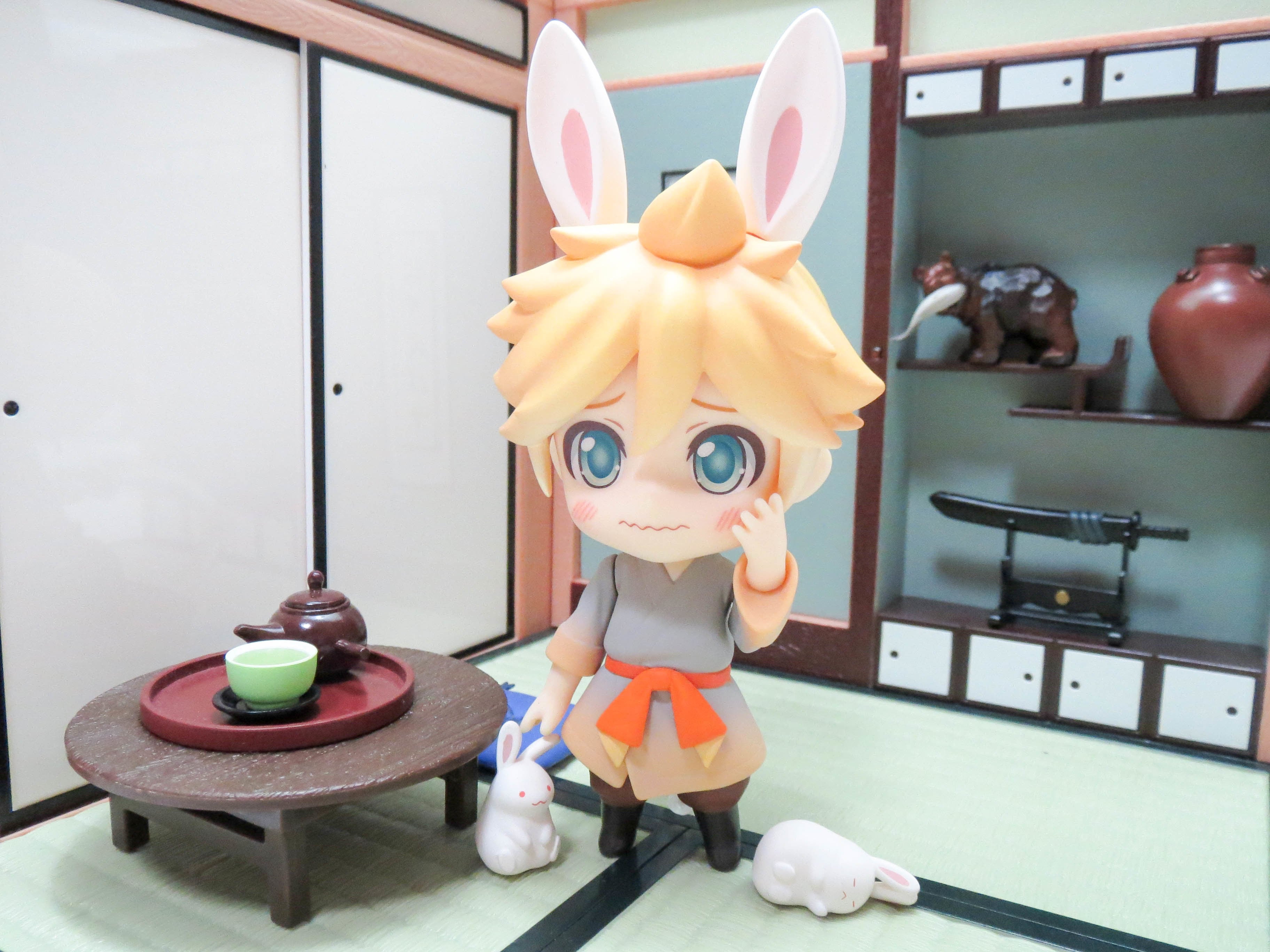 SALE】【769】 鏡音レン 中秋明月Ver. 顔パーツ 困りテレ顔