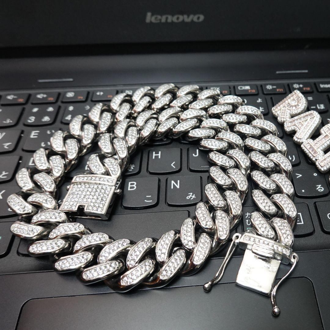 SG】20ミリ 50センチ 316ステンレス マイアミキューバン ブリンブリン