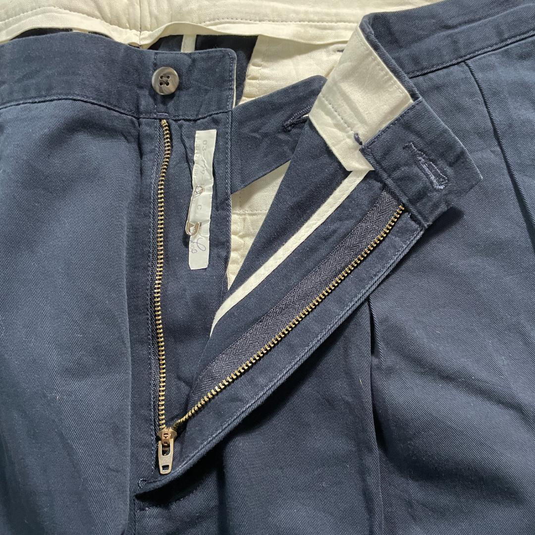 90s Polo by Ralph Lauren 38/32 ネイビーチノパンツ | ib2