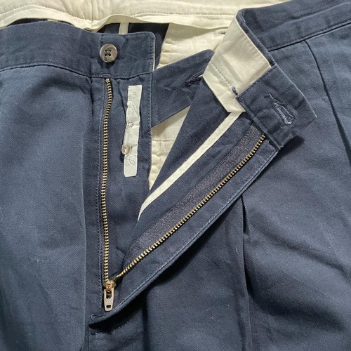 90s Polo by Ralph Lauren 38/32 ネイビーチノパンツ 詳細写真10