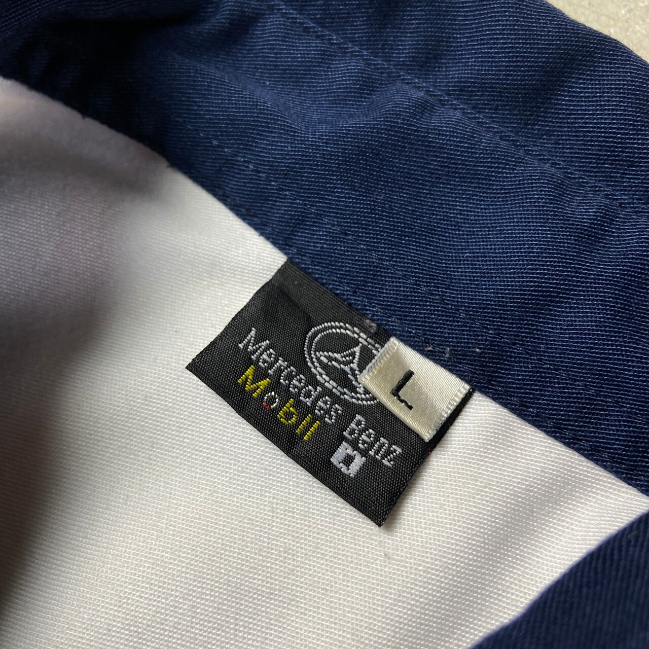 メルセデスベンツ Mercedes-Benz 企業ロゴ 刺繍 半袖 レーシングシャツ 