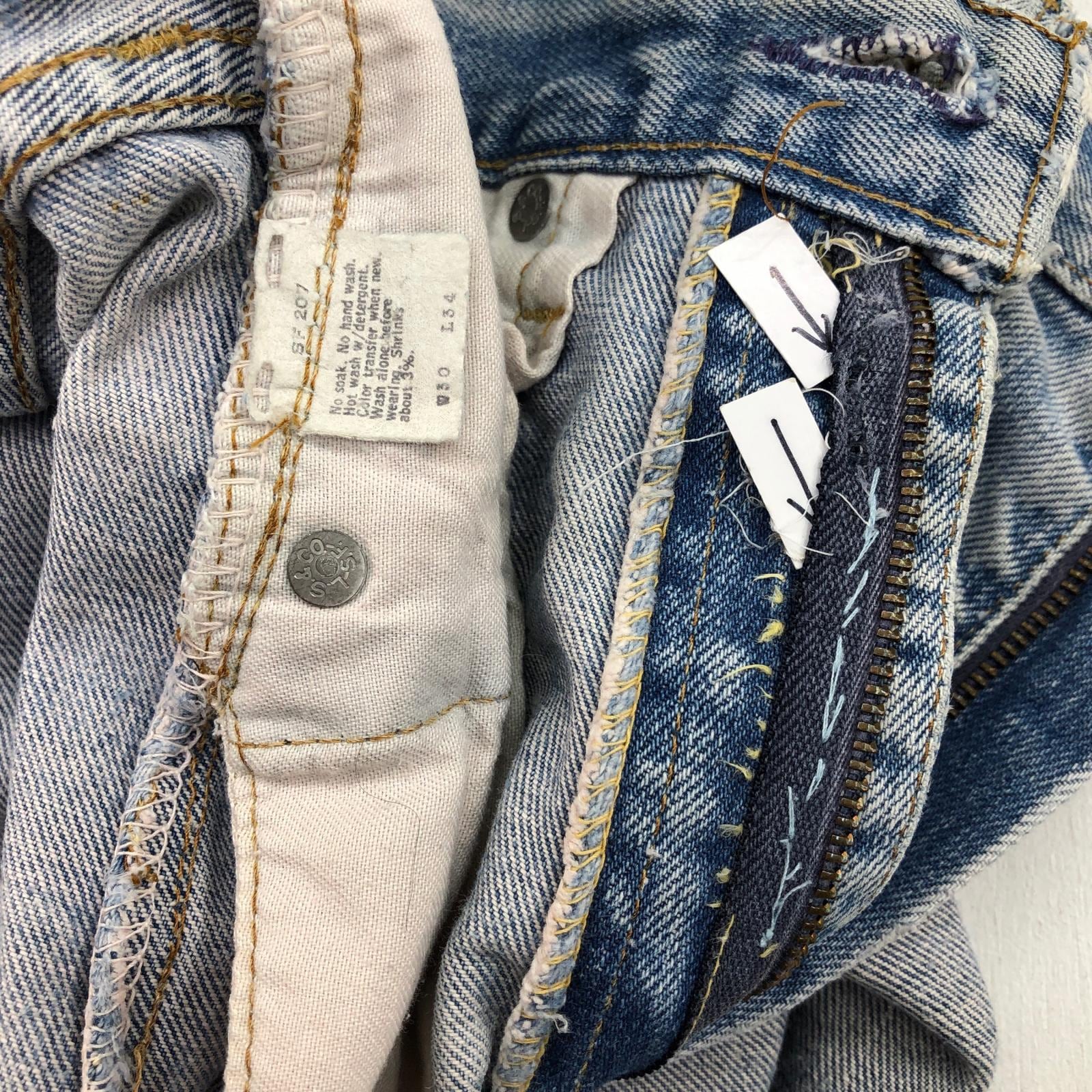 LEVI'S リーバイス 70年代 505 66前期 TALON42 脇割り スモールe