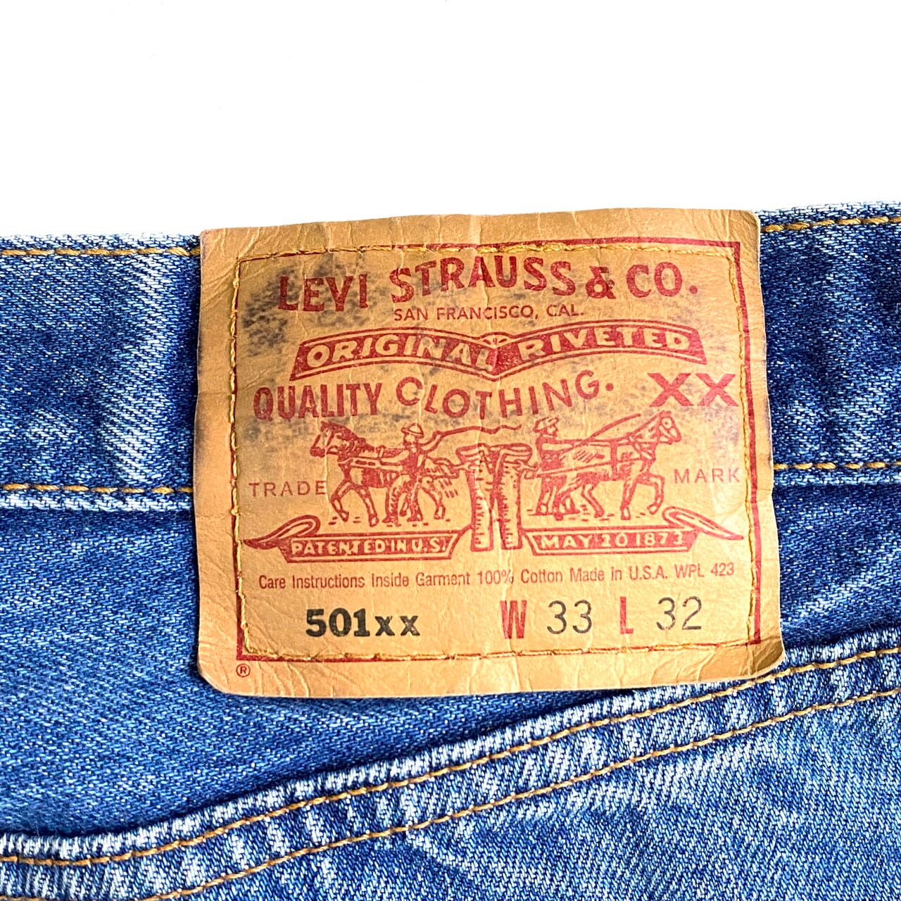 90年代 USA製 Levi's リーバイス 501-0000 ストレート デニムパンツ ジーンズ メンズW33 90S ヴィンテージ 古着  ビンテージ【デニムパンツ】 | cave 古着屋【公式】古着通販サイト