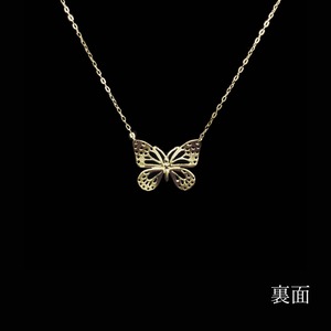 Lina｜リナ 蝶 ネックレス アサギマダラ (M)  ( SV925 シルバー 銀 K18GP )