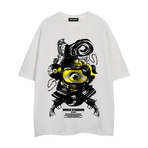 WORLD STANDARD/クルーネックプリントTシャツ/WSHT-058