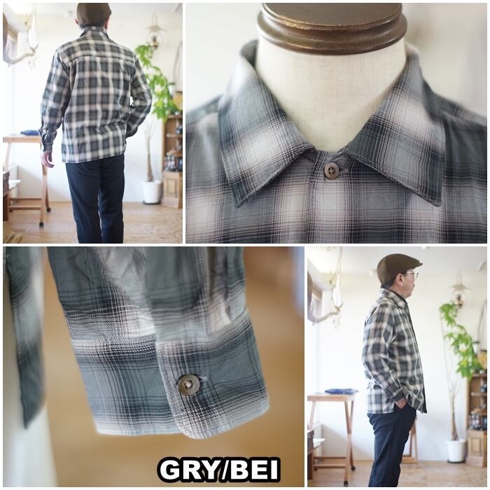 マニュアルアルファベット MANUAL ALPHABET ツイル オンブレ オープン