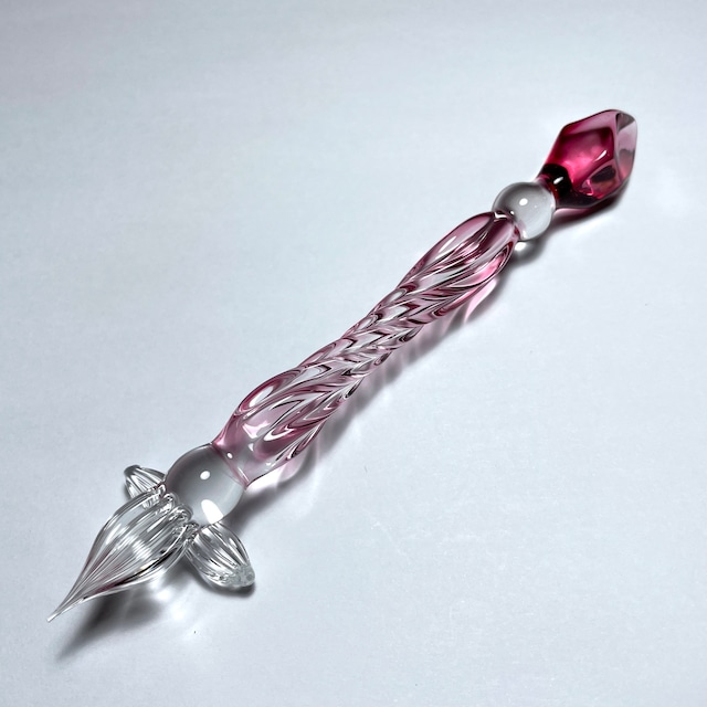 Ore glass pen  ルビーピンク