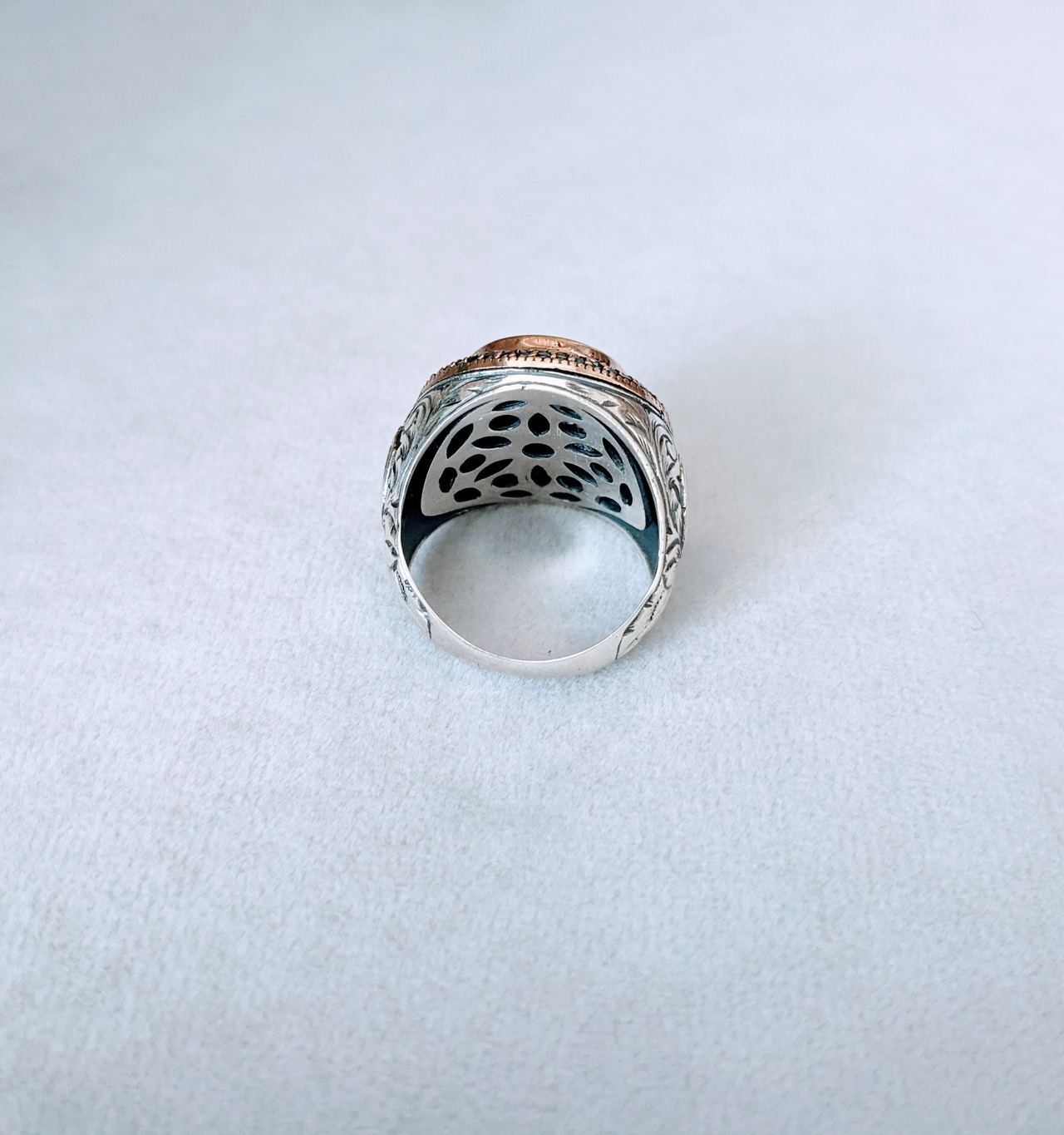 ✱NEW✱トルコ製 ハンドメイドメンズリング シルバー925 (キング  