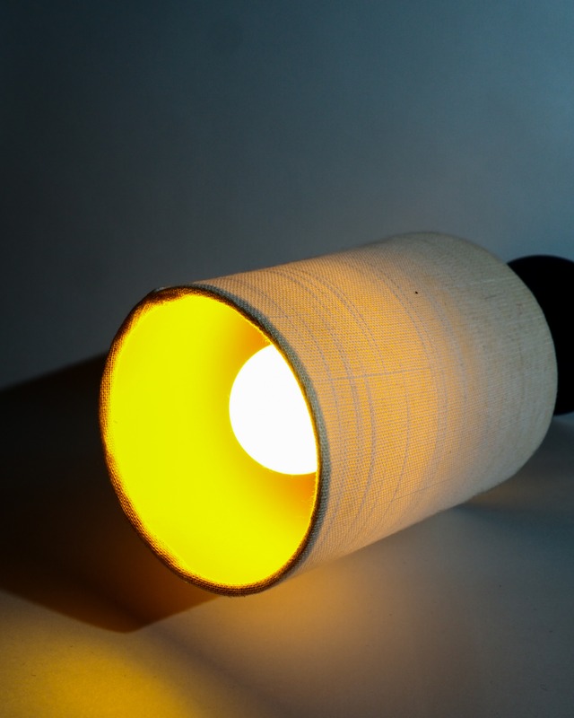 Navy base shade lamp