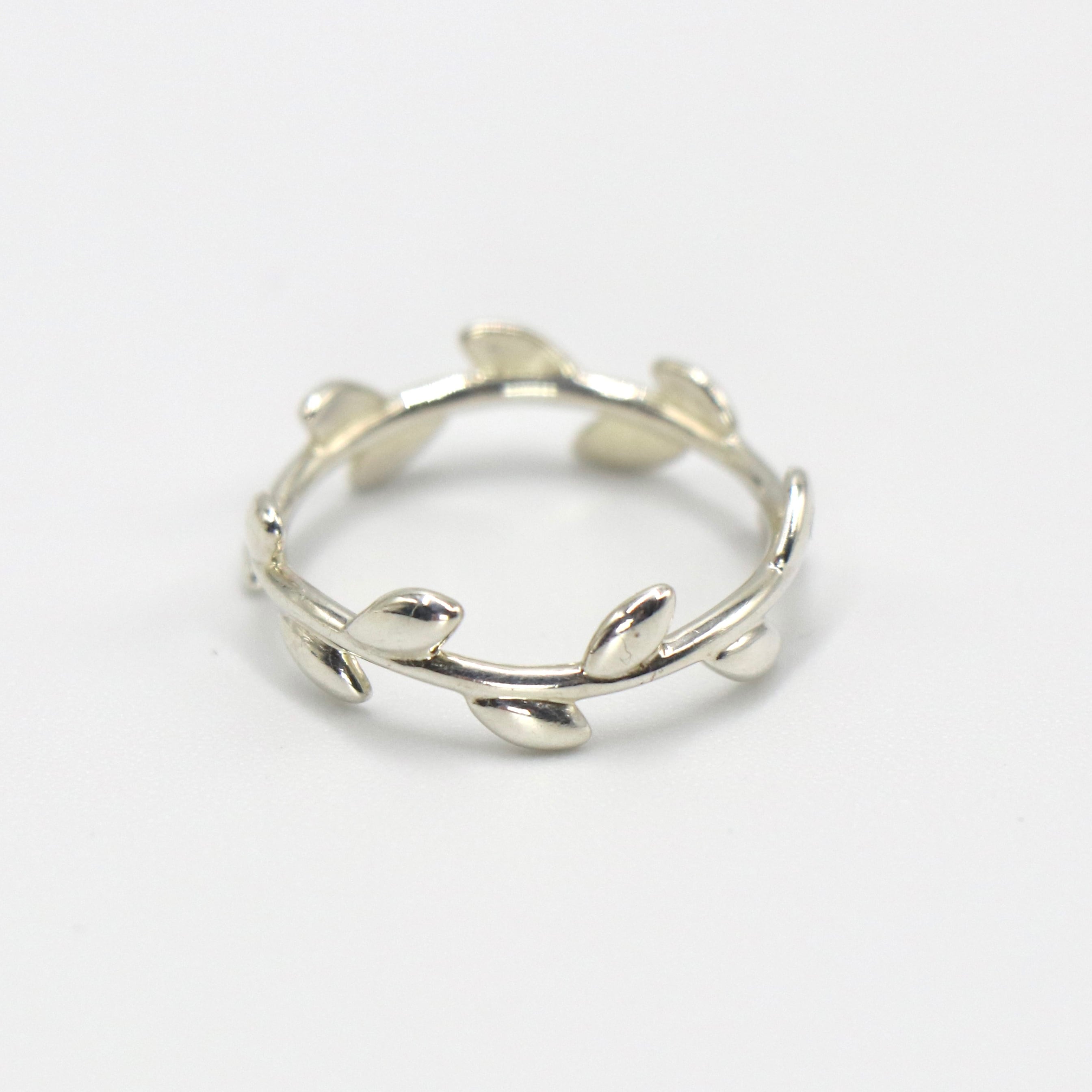 Tiffany&Co. 約17.5号 オリーブリーフリング シルバー925 ティファニー