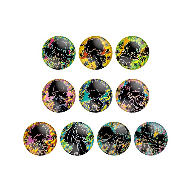 うる星やつら ネオンライン缶バッジ BOX