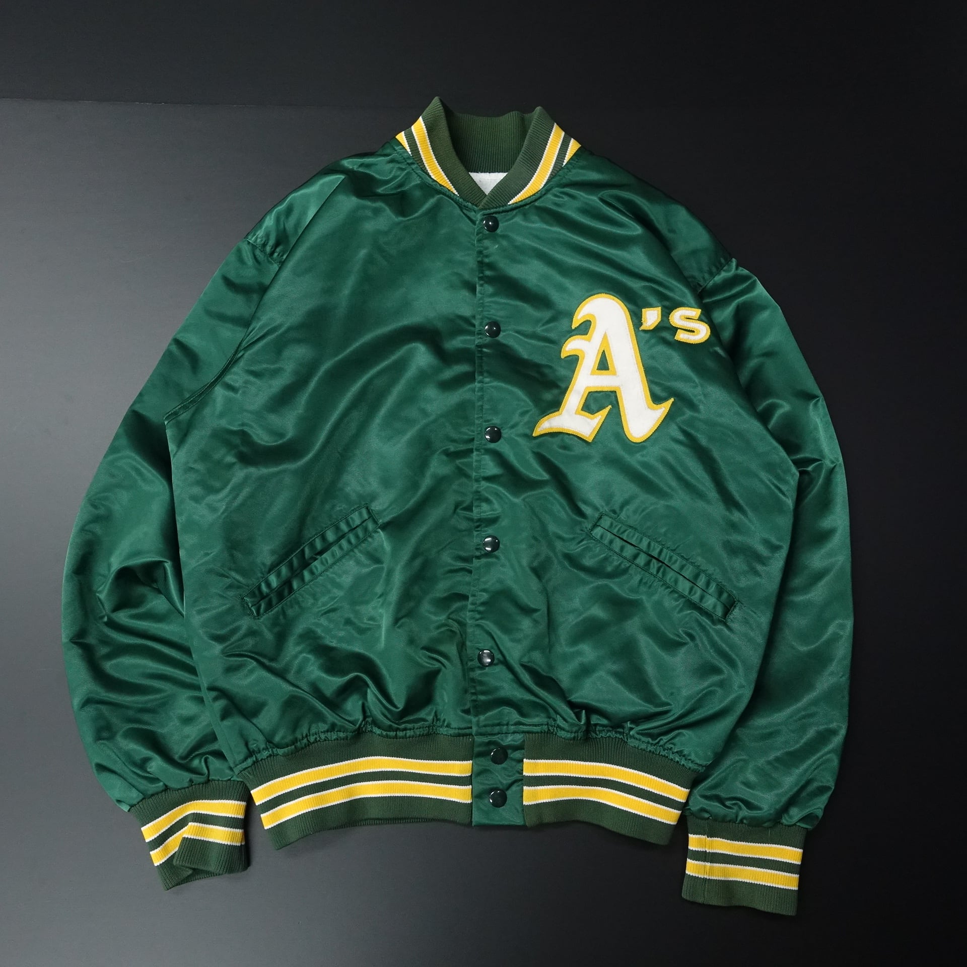 70s～ Vintage felco フェルコ スタジャン MLB アスレチックス USA製 