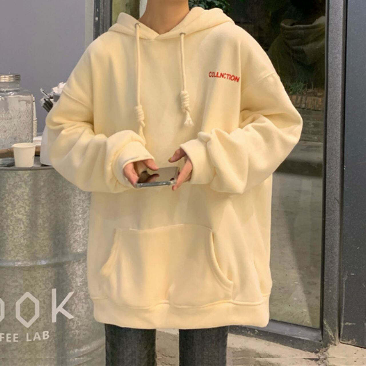 プルオーバーシンプルパーカー 00032