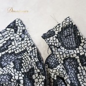 社交ダンス 衣装 Chacott チャコット スカート レッスンウェア グレイ系 練習 レッスン 軽い スリット 柄 模様 黒 華やか かわいい ダンス衣装 イベント ステージ パーティー 薄い