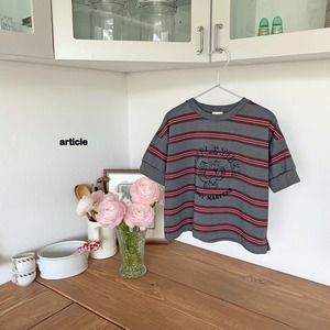 [article] Pig Tiger Striped Tee (JS/JM) / [아티클] 피그타이거단가라티 (JS/JM)