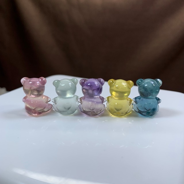 6.可愛い大家族くまちゃん・フローライトくま