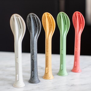 KLIKK  ポケットカトラリーセット3(ピンク)