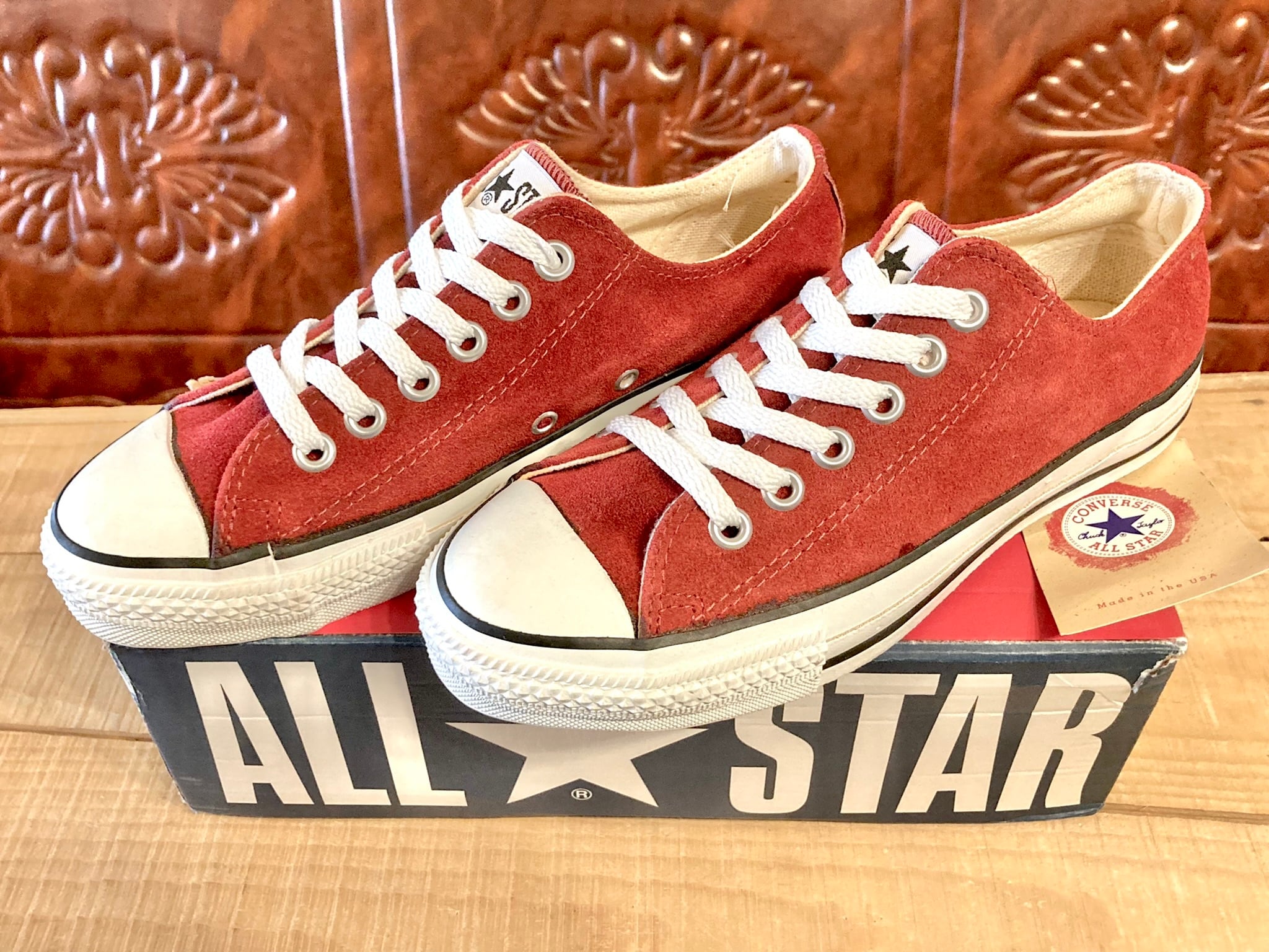 CONVERSE（コンバース）ALL STAR MAROON SUEDE（オールスター マルーン スエード）4.5 23.5cm 90s USA  226 | freestars powered by BASE