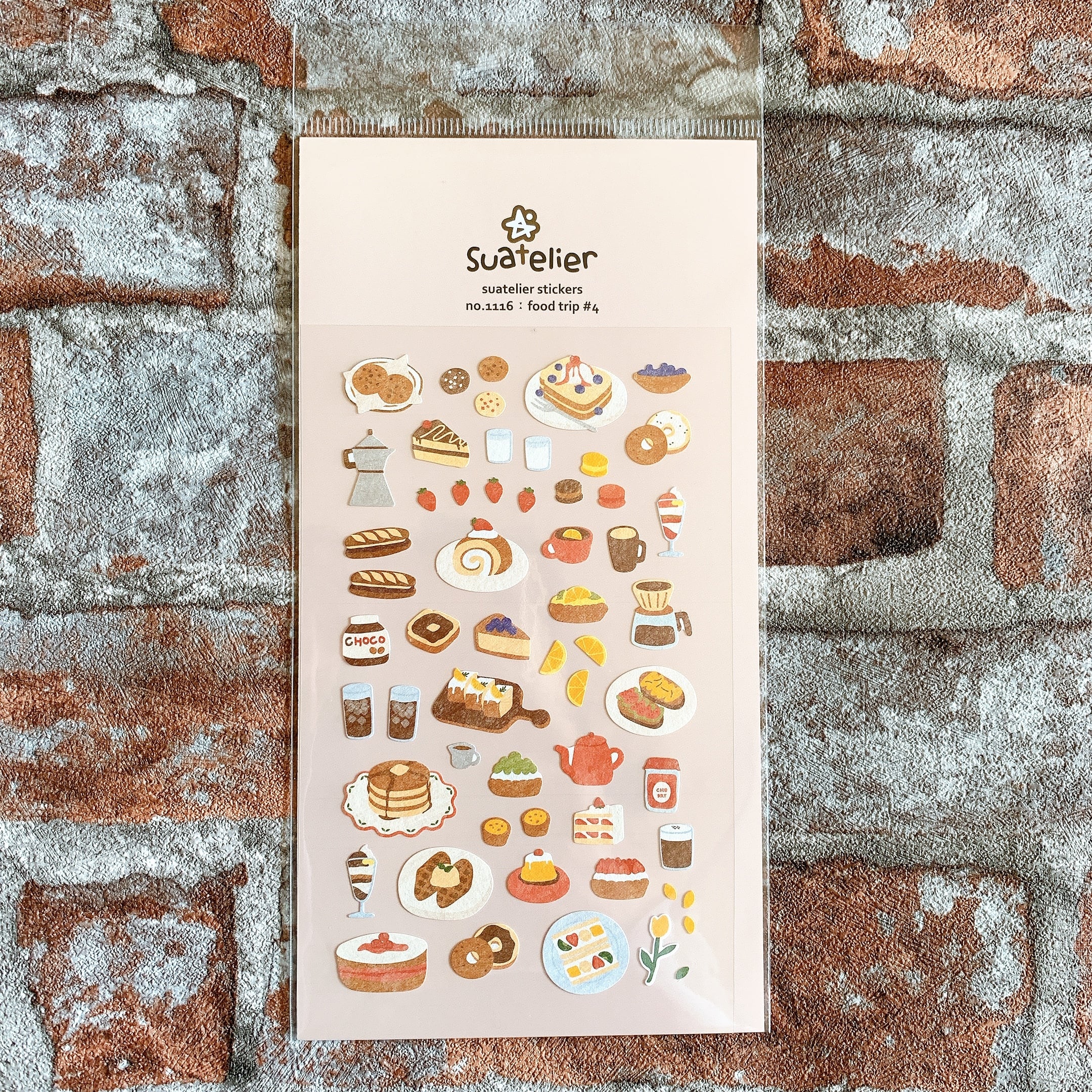 スワテリエ No.1116【food trip#4】 suaterir ステッカー
