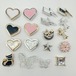 猫靴バックル スリッパ DIY 材料 シルバー