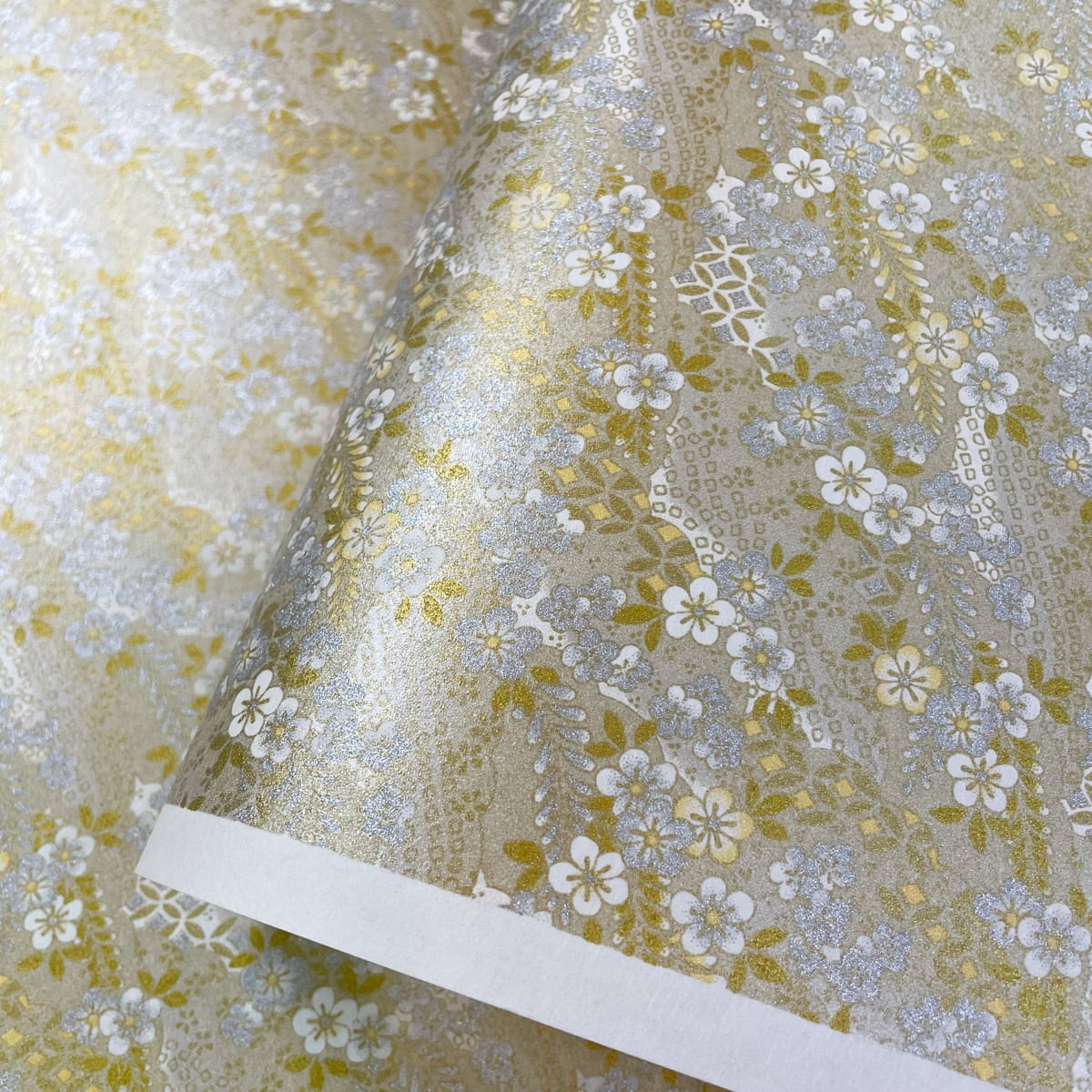 金和紙 麻の繊維入り 手漉 手染 茶色 菊版 大判 64x95cm L16 | 森田