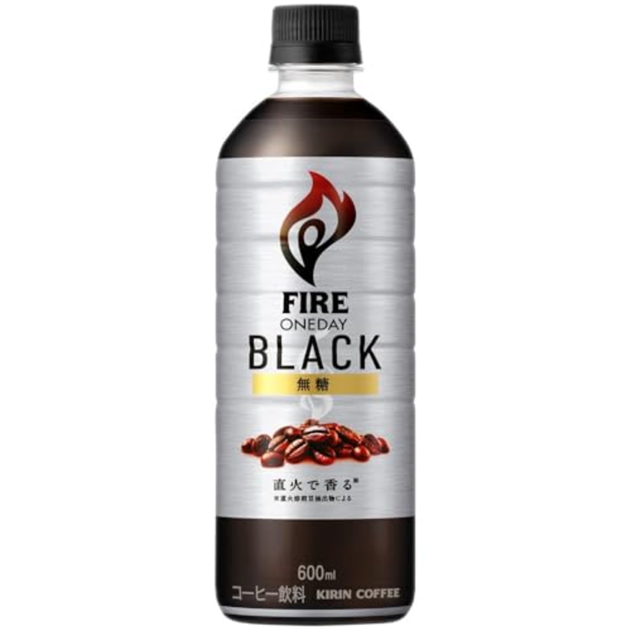 Fire(ファイア) キリン ワンデイ ブラック コーヒー 無糖 600ml 24本 ペットボトル