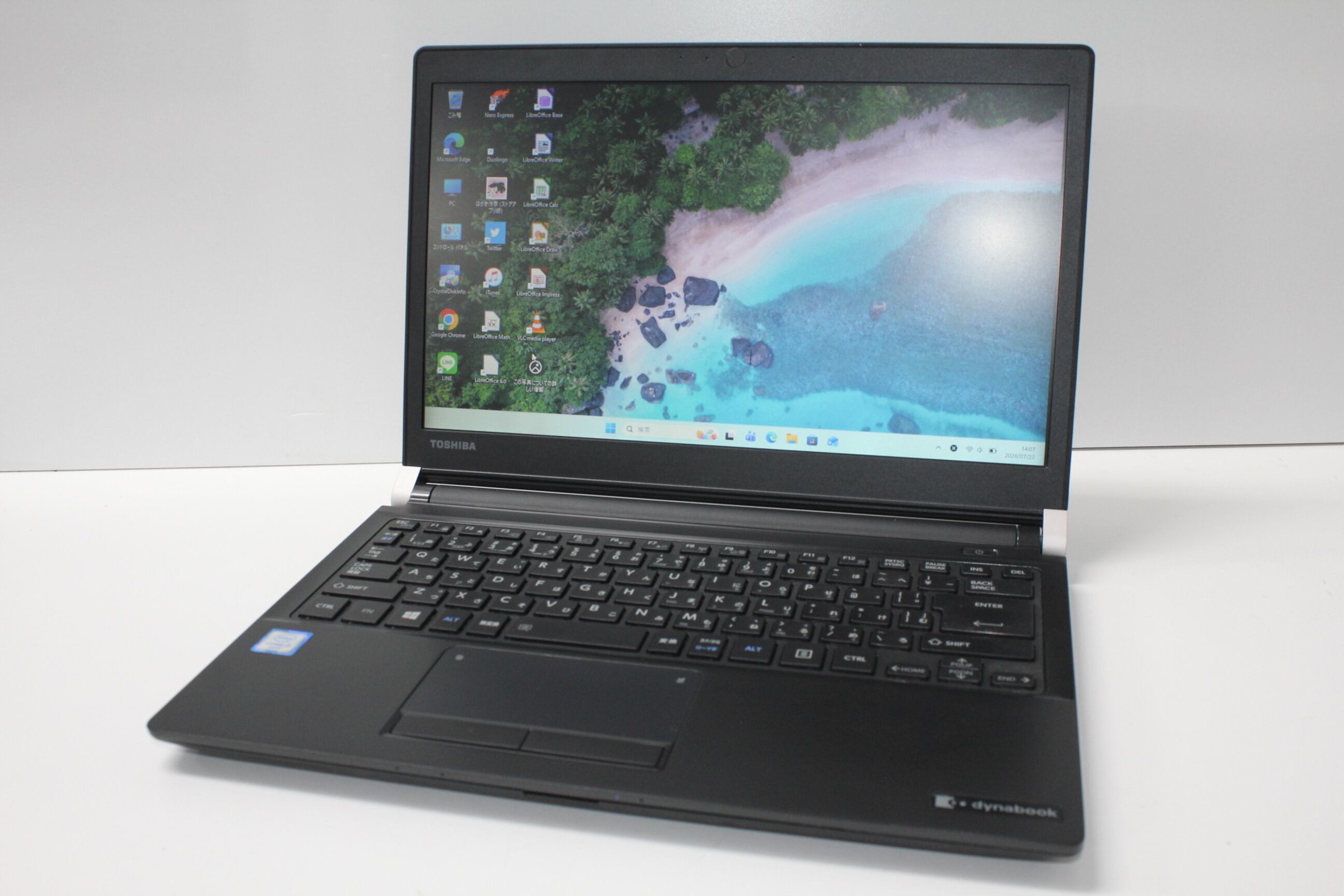 【中古ノートPC】東芝〈dynabook R73/D〉第6世代Core i5/SSD128GB/メモリ8GB ⑥ 中古ノートPC】東芝〈dynabook R73/D〉第6世代Core i5/SSD128GB/メモリ