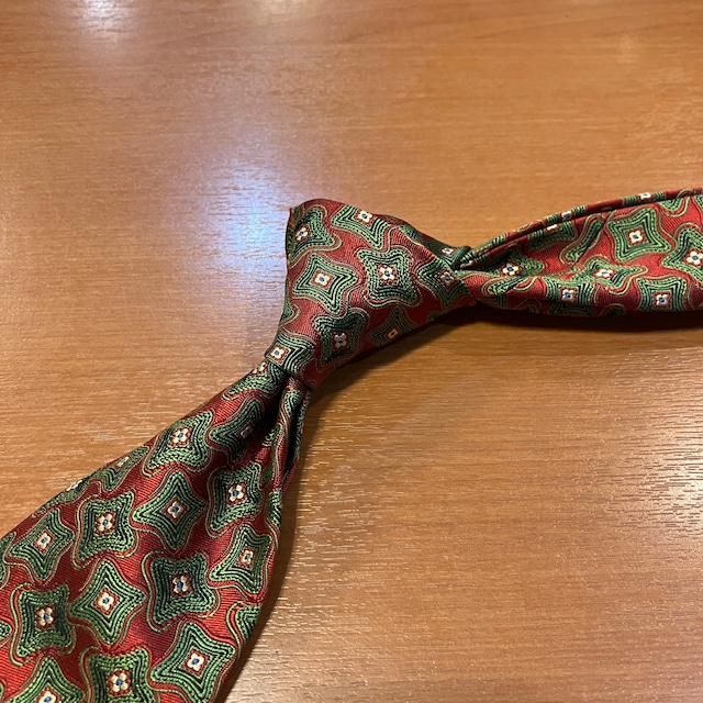 "未使用品" F.Marino "SFODERATO" SILK JACQUARD TIE